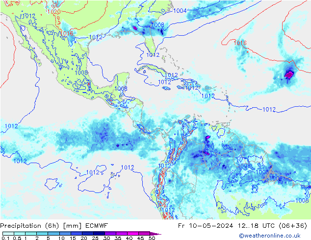 Z500/Rain (+SLP)/Z850 ECMWF Sex 10.05.2024 18 UTC