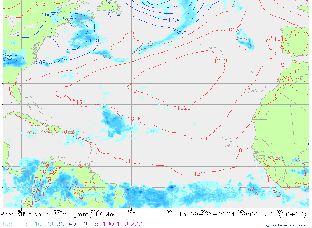Precipitation accum. ECMWF Th 09.05.2024 09 UTC
