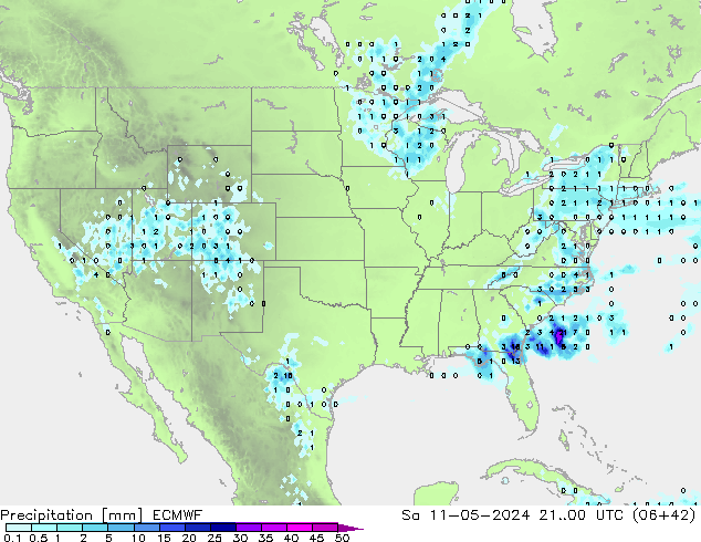 Yağış ECMWF Cts 11.05.2024 00 UTC