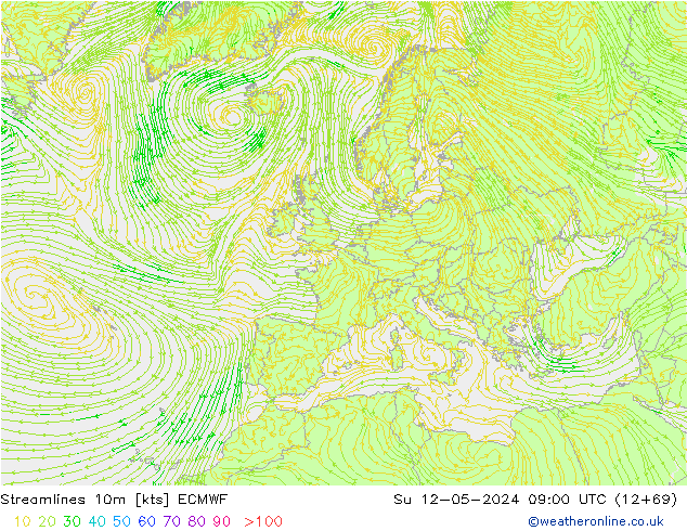  10m ECMWF  12.05.2024 09 UTC