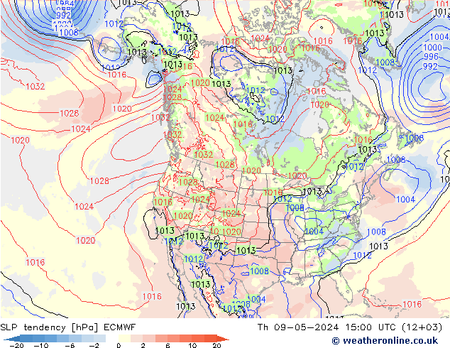 变压 ECMWF 星期四 09.05.2024 15 UTC