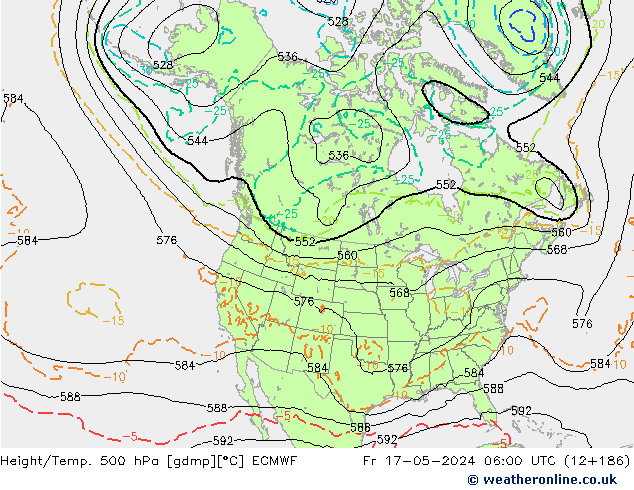 Z500/Rain (+SLP)/Z850 ECMWF ��� 17.05.2024 06 UTC