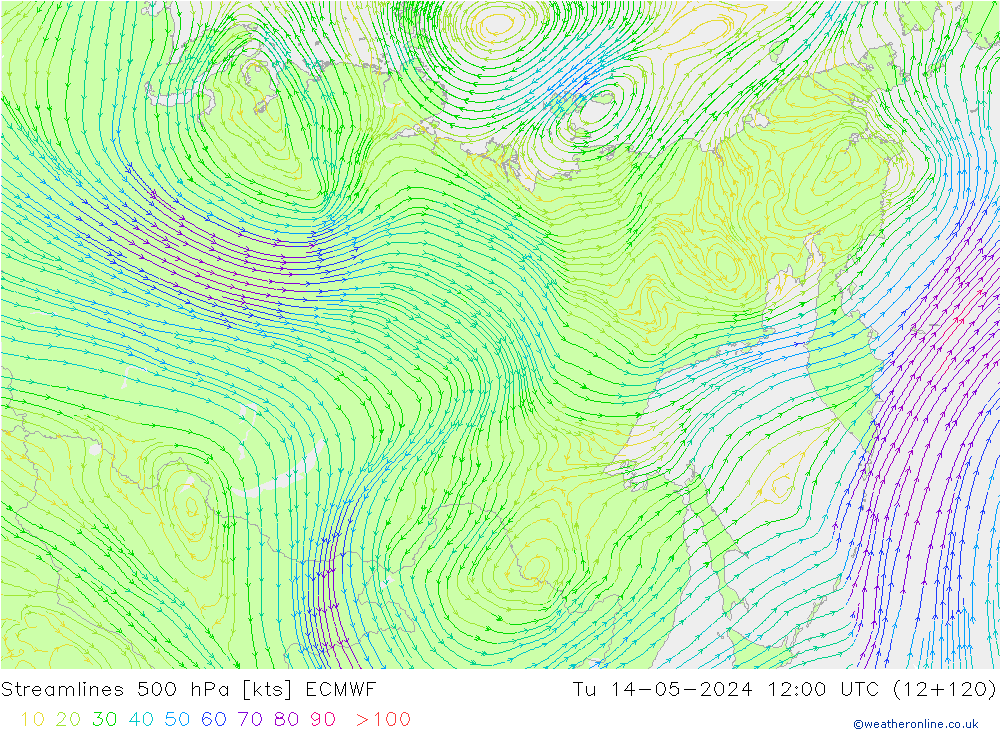  500 hPa ECMWF  14.05.2024 12 UTC