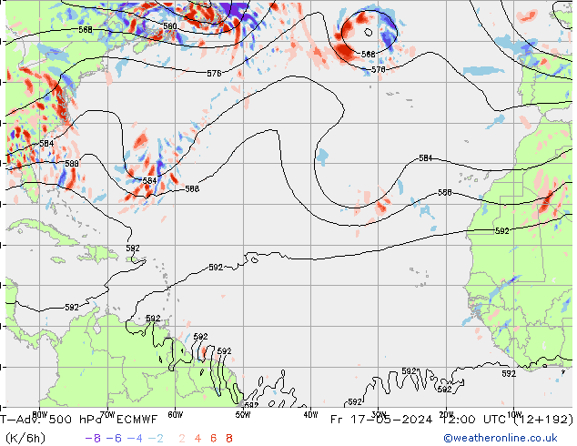 T-Adv. 500 hPa ECMWF ven 17.05.2024 12 UTC