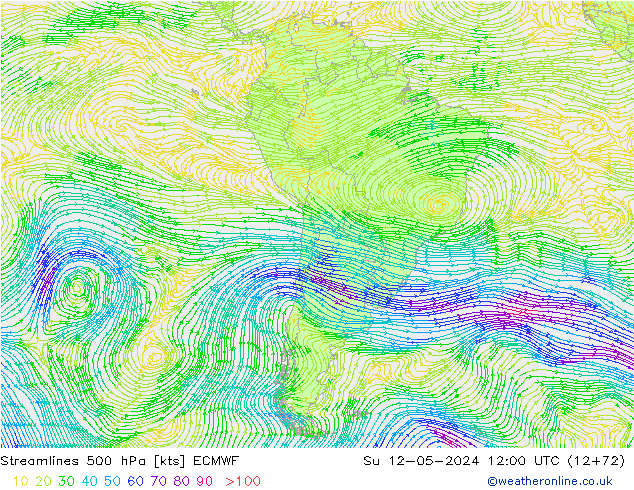  500 hPa ECMWF  12.05.2024 12 UTC