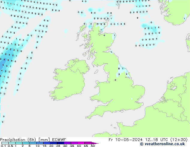 Z500/Rain (+SLP)/Z850 ECMWF Fr 10.05.2024 18 UTC