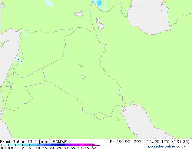 Z500/Rain (+SLP)/Z850 ECMWF Pá 10.05.2024 00 UTC