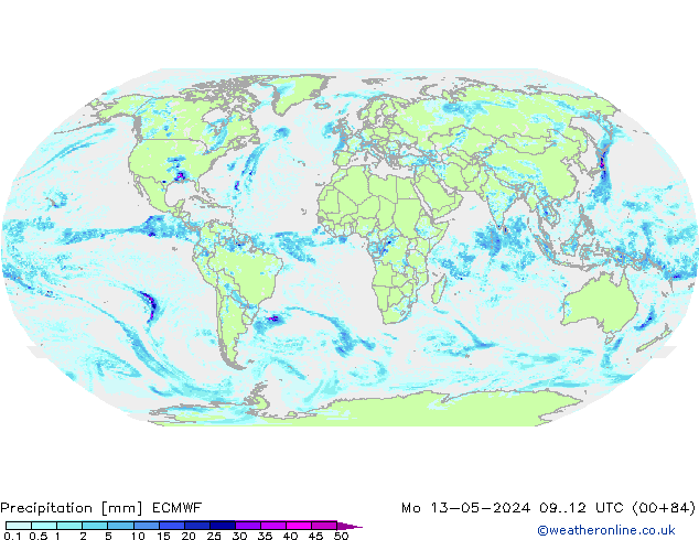 Précipitation ECMWF lun 13.05.2024 12 UTC