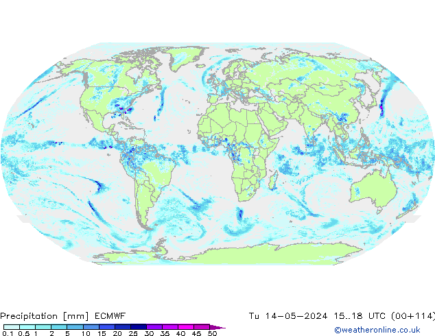 Neerslag ECMWF di 14.05.2024 18 UTC
