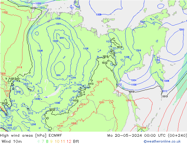 Sturmfelder ECMWF Mo 20.05.2024 00 UTC
