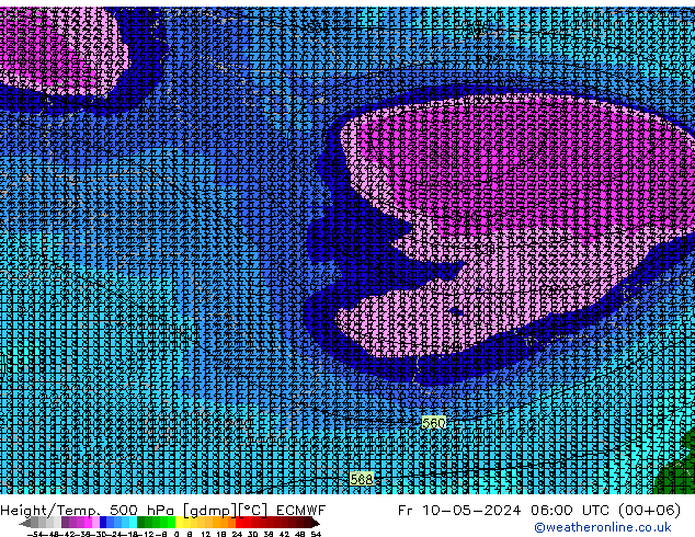 Z500/Rain (+SLP)/Z850 ECMWF pt. 10.05.2024 06 UTC