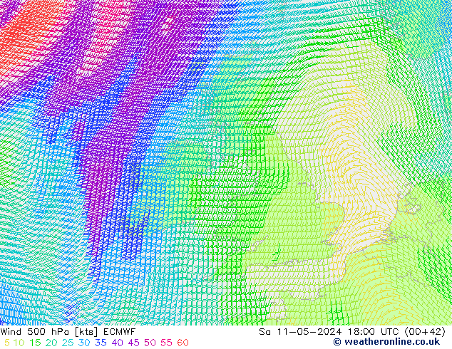  500 hPa ECMWF  11.05.2024 18 UTC