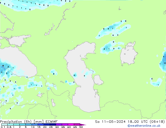 Z500/Yağmur (+YB)/Z850 ECMWF Cts 11.05.2024 00 UTC