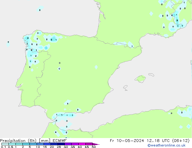 Z500/Rain (+SLP)/Z850 ECMWF Fr 10.05.2024 18 UTC