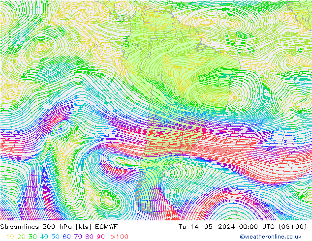  300 hPa ECMWF  14.05.2024 00 UTC