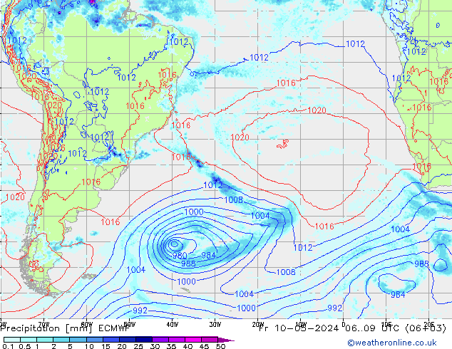 Yağış ECMWF Cu 10.05.2024 09 UTC