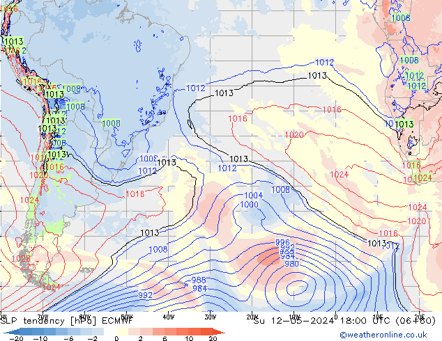 tendencja ECMWF nie. 12.05.2024 18 UTC