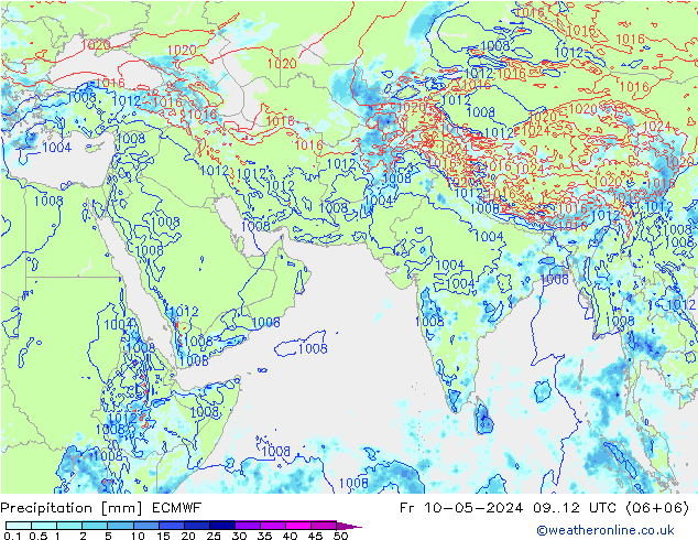 降水 ECMWF 星期五 10.05.2024 12 UTC