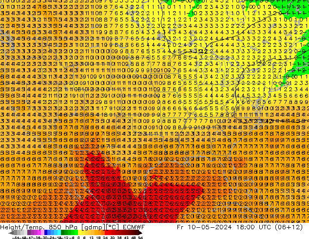 Z500/Rain (+SLP)/Z850 ECMWF Pá 10.05.2024 18 UTC