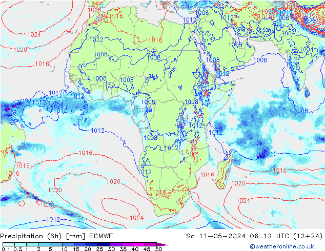 Z500/Rain (+SLP)/Z850 ECMWF So 11.05.2024 12 UTC