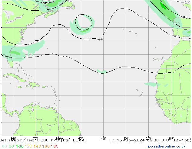 Polarjet ECMWF Do 16.05.2024 06 UTC