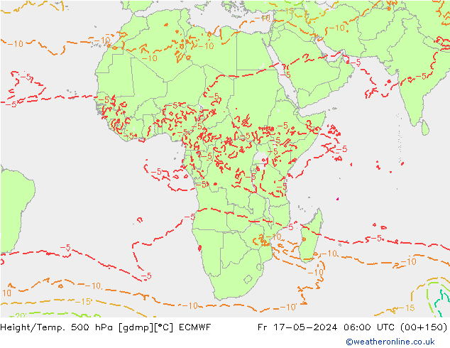 Z500/Rain (+SLP)/Z850 ECMWF ��� 17.05.2024 06 UTC