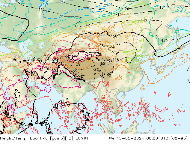 Z500/Regen(+SLP)/Z850 ECMWF wo 15.05.2024 00 UTC