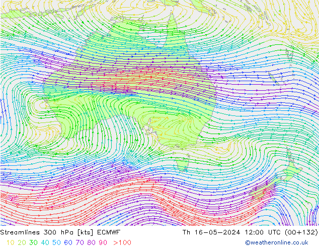  300 hPa ECMWF  16.05.2024 12 UTC