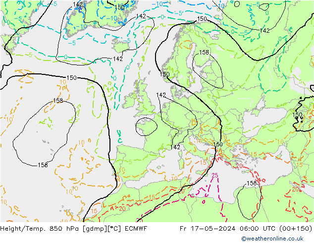Z500/Rain (+SLP)/Z850 ECMWF Sex 17.05.2024 06 UTC