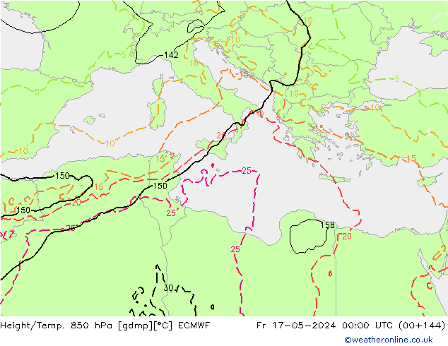 Z500/Rain (+SLP)/Z850 ECMWF pt. 17.05.2024 00 UTC