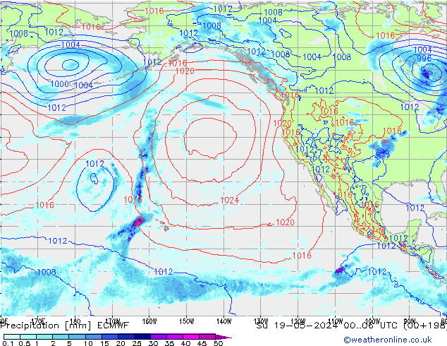 осадки ECMWF Вс 19.05.2024 06 UTC