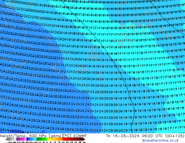 Z500/Rain (+SLP)/Z850 ECMWF чт 16.05.2024 06 UTC