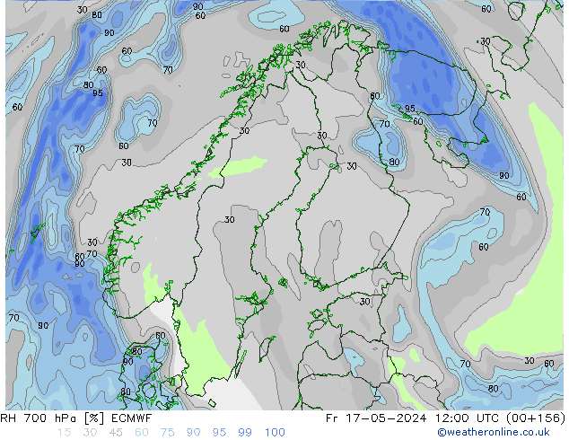 700 hPa Nispi Nem ECMWF Cu 17.05.2024 12 UTC