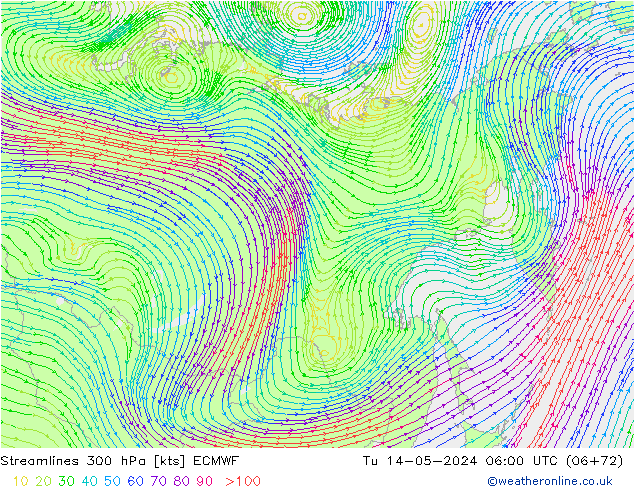  300 hPa ECMWF  14.05.2024 06 UTC
