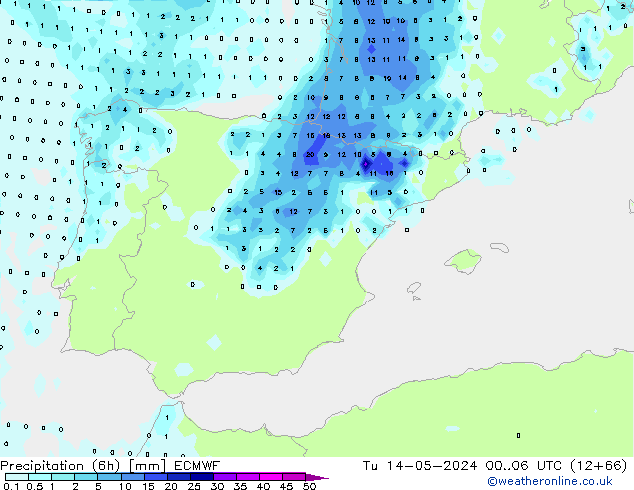 Z500/Rain (+SLP)/Z850 ECMWF Tu 14.05.2024 06 UTC