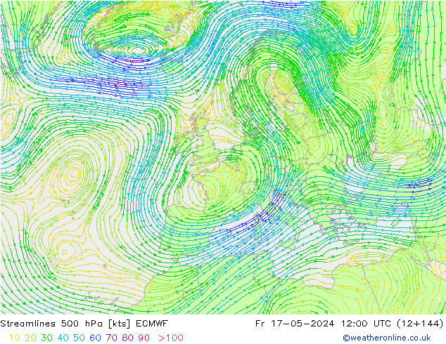  500 hPa ECMWF  17.05.2024 12 UTC