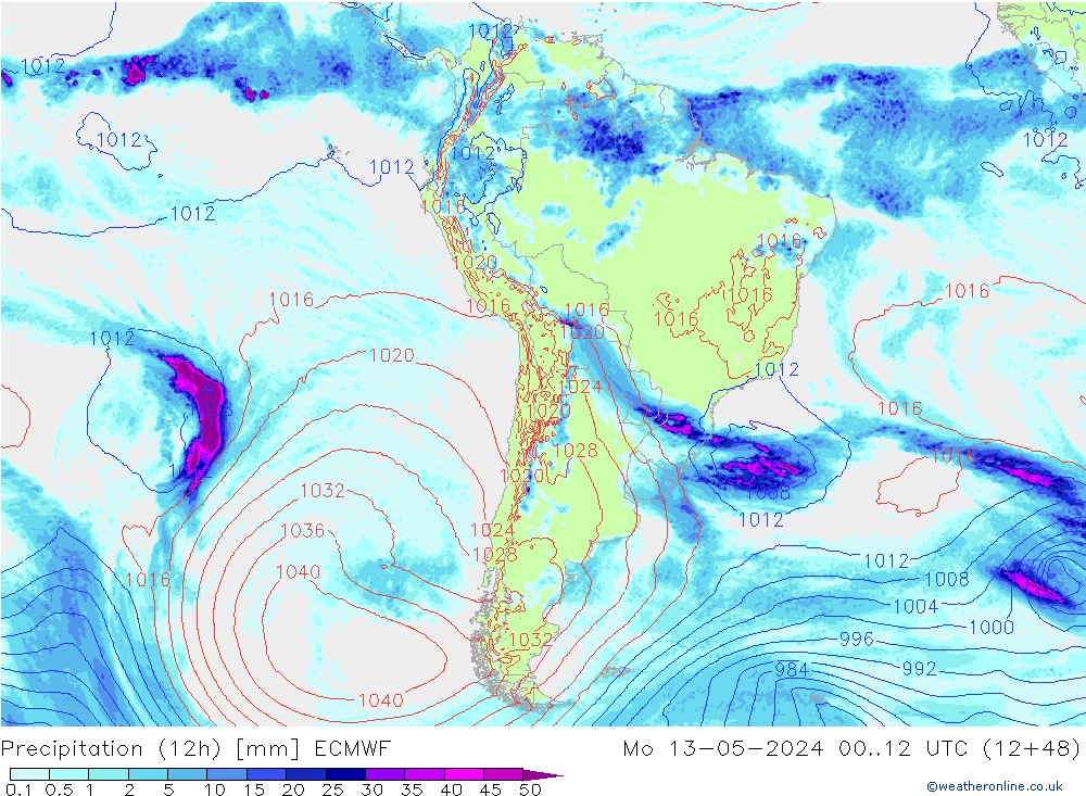  (12h) ECMWF  13.05.2024 12 UTC