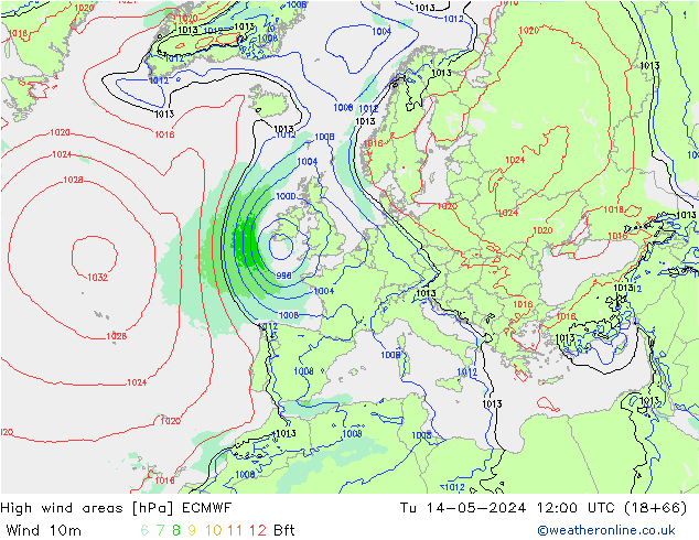 Sturmfelder ECMWF Di 14.05.2024 12 UTC