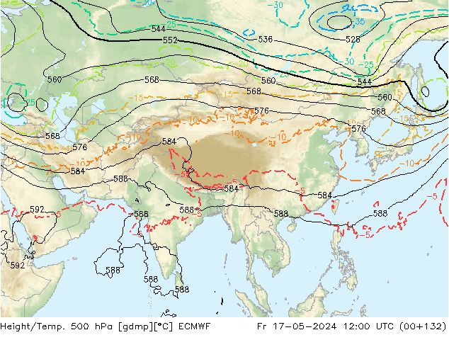 Z500/Rain (+SLP)/Z850 ECMWF pt. 17.05.2024 12 UTC