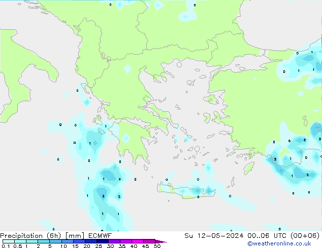 Z500/Rain (+SLP)/Z850 ECMWF Su 12.05.2024 06 UTC