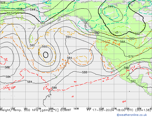 Z500/Rain (+SLP)/Z850 ECMWF pt. 17.05.2024 18 UTC