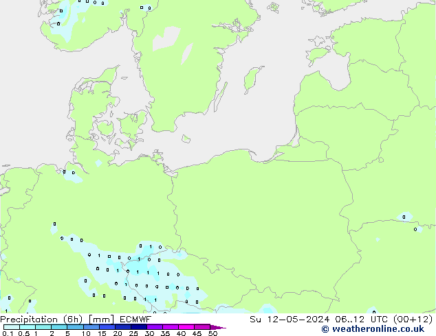 Z500/Regen(+SLP)/Z850 ECMWF zo 12.05.2024 12 UTC