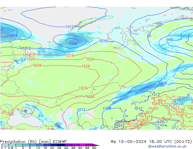 Z500/Rain (+SLP)/Z850 ECMWF mié 15.05.2024 00 UTC