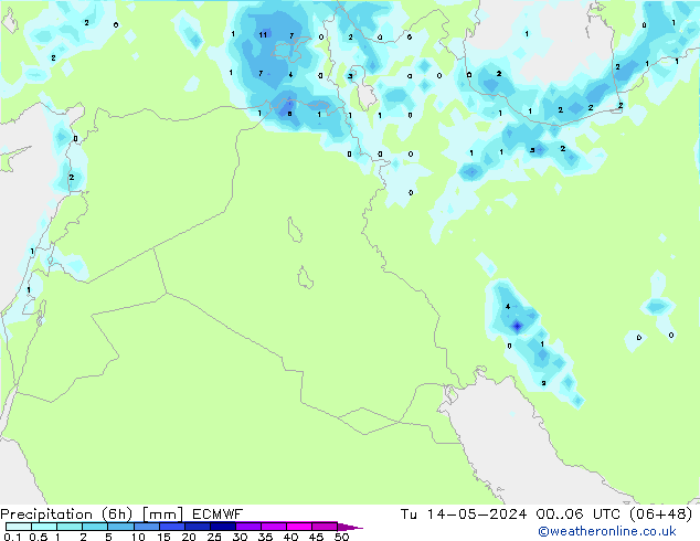 Z500/Regen(+SLP)/Z850 ECMWF di 14.05.2024 06 UTC