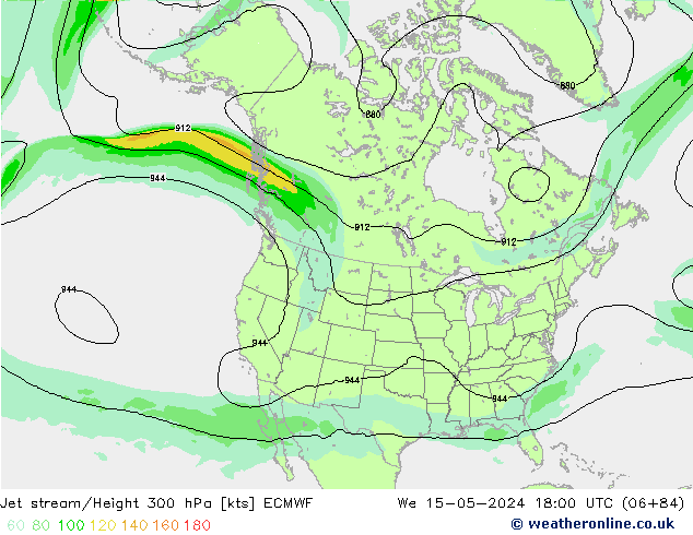 Polarjet ECMWF Mi 15.05.2024 18 UTC