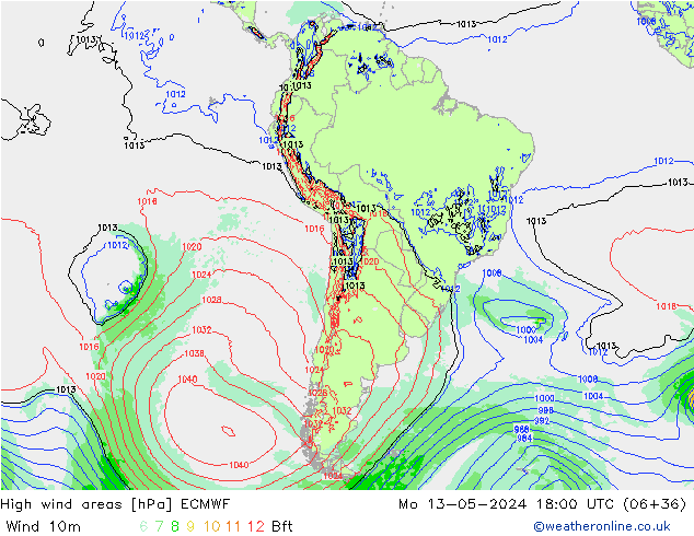 Sturmfelder ECMWF Mo 13.05.2024 18 UTC