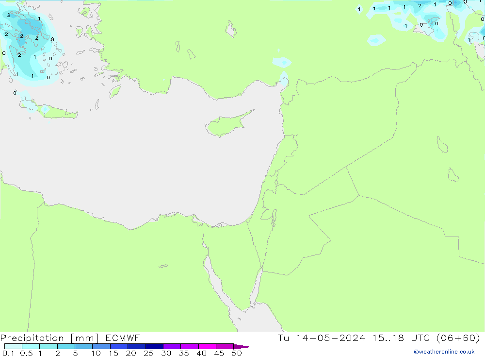 Precipitación ECMWF mar 14.05.2024 18 UTC