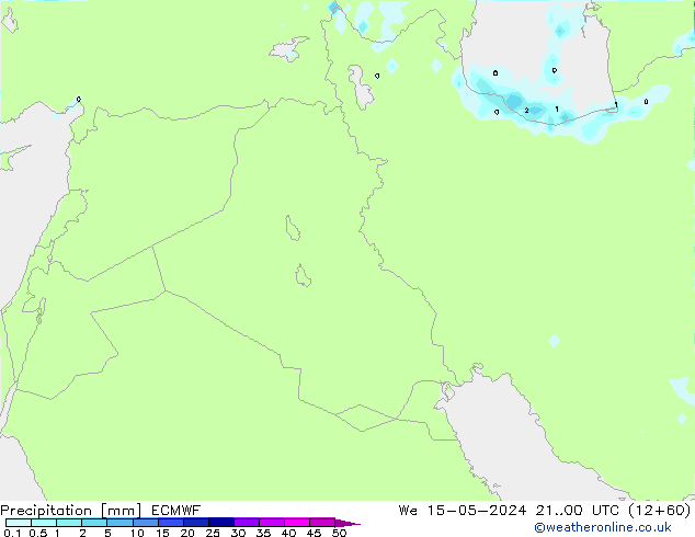 precipitação ECMWF Qua 15.05.2024 00 UTC