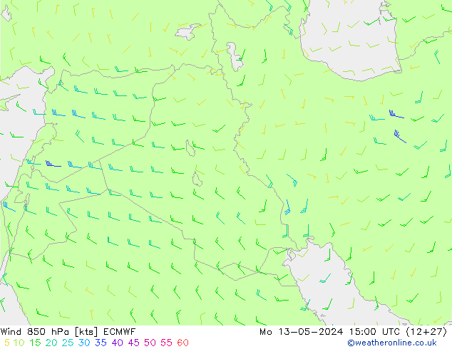 Wind 850 hPa ECMWF Mo 13.05.2024 15 UTC