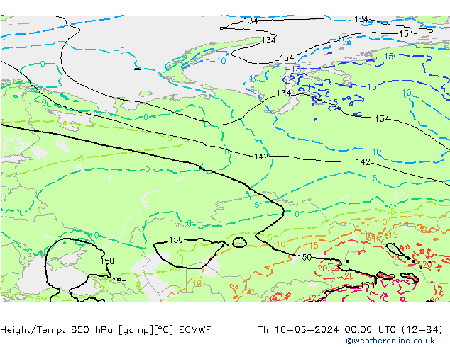 Z500/Rain (+SLP)/Z850 ECMWF  16.05.2024 00 UTC
